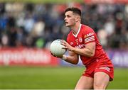 16 April 2023; Michael McKernan of Tyrone during the Ulster GAA Football Senior Championship Quarter-Final match between Tyrone and Monaghan at O'Neill's Healy Park in Omagh, Tyrone. Photo by Sam Barnes/Sportsfile