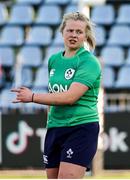 15 April 2023; Ailsa Hughes of Ireland reacts during the Tik Tok Womens Six Nations Rugby Championship match between Italy and Ireland at Stadio Sergio Lanfranchi in Parma, Italy. Photo by Roberto Bregani/Sportsfile