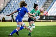 15 April 2023; Deirbhile Nic A Bháird of Ireland in action against Isabella Locatelli of Italy during the Tik Tok Womens Six Nations Rugby Championship match between Italy and Ireland at Stadio Sergio Lanfranchi in Parma, Italy. Photo by Roberto Bregani/Sportsfile