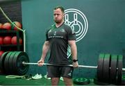 19 April 2023; Ed Byrne during a Leinster Rugby squad gym session at Moove Motion Fitness Club in Johannesburg, South Africa. Photo by Harry Murphy/Sportsfile