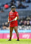 16 April 2023; Amy O'Connor of Cork during the Very Camogie League Final Division 1A match between Kerry and Meath at Croke Park in Dublin. Photo by Eóin Noonan/Sportsfile