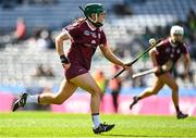 16 April 2023; Niamh McPeake of Galway during the Very Camogie League Final Division 1A match between Kerry and Meath at Croke Park in Dublin. Photo by Eóin Noonan/Sportsfile