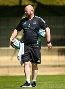 18 April 2023; Senior kitman Jim Bastick during a Leinster Rugby squad training session at St Peter's College in Johannesburg, South Africa. Photo by Harry Murphy/Sportsfile