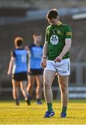 18 April 2023; Liam Kelly of Meath after his side's defeat in the Eirgrid Leinster GAA Football U20 Championship Semi-Final match between Meath and Dublin at Páirc Tailteann in Navan, Meath. Photo by Seb Daly/Sportsfile