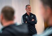 19 April 2023; Leinster senior coach Stuart Lancaster during a Leinster Rugby club coaches development workshop at Leinster Rugby HQ in Dublin. Photo by David Fitzgerald/Sportsfile