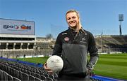20 April 2023; Kildare footballer Mary Hulgraine in attendance at the announcement of an Official Charity Partnership between the GPA and Jack and Jill for 2023, at Croke Park in Dublin. Photo by Sam Barnes/Sportsfile