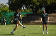 20 April 2023; Lee Barron, left, and Chris Cosgrave during a Leinster rugby squad training session at Pretoria Boys High School in Pretoria, South Africa Photo by Harry Murphy/Sportsfile