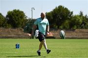 20 April 2023; Senior kitman Jim Bastick during a Leinster rugby squad training session at Pretoria Boys High School in Pretoria, South Africa Photo by Harry Murphy/Sportsfile