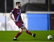 10 April 2023; Conor Keeley of Drogheda United during the SSE Airtricity Men's Premier Division match between Drogheda United and St Patrick's Athletic at Weaver's Park in Drogheda, Louth. Photo by Ben McShane/Sportsfile