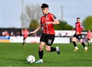 16 April 2023; Adam O'Reilly of Derry City during the SSE Airtricity Men's Premier Division match between Dundalk and Derry City at Oriel Park in Dundalk, Louth. Photo by Ben McShane/Sportsfile