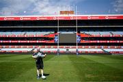 21 April 2023; Senior kitman Jim Bastick during a Leinster Rugby captain's run at Loftus Versfeld Stadium in Pretoria, South Africa. Photo by Harry Murphy/Sportsfile