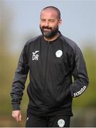 21 April 2023; Finn Harps manager Dave Rogers before the SSE Airtricity Men's First Division match between Wexford and Finn Harps at Ferrycarrig Park in Wexford. Photo by Michael P Ryan/Sportsfile