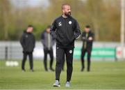 21 April 2023; Finn Harps manager Dave Rogers before the SSE Airtricity Men's First Division match between Wexford and Finn Harps at Ferrycarrig Park in Wexford. Photo by Michael P Ryan/Sportsfile