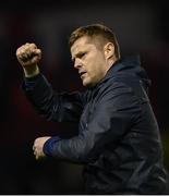 21 April 2023; Shelbourne manager Damien Duff after the SSE Airtricity Men's Premier Division match between Shelbourne and Dundalk at Tolka Park in Dublin. Photo by David Fitzgerald/Sportsfile