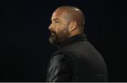 21 April 2023; Finn Harps manager Dave Rogers during the SSE Airtricity Men's First Division match between Wexford and Finn Harps at Ferrycarrig Park in Wexford. Photo by Michael P Ryan/Sportsfile