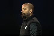 21 April 2023; Finn Harps manager Dave Rogers during the SSE Airtricity Men's First Division match between Wexford and Finn Harps at Ferrycarrig Park in Wexford. Photo by Michael P Ryan/Sportsfile