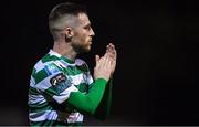 21 April 2023; Jack Byrne of Shamrock Rovers during the SSE Airtricity Men's Premier Division match between St Patrick's Athletic and Shamrock Rovers at Richmond Park in Dublin. Photo by Seb Daly/Sportsfile