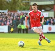 21 April 2023; Adam Murphy of St Patrick's Athletic during the SSE Airtricity Men's Premier Division match between St Patrick's Athletic and Shamrock Rovers at Richmond Park in Dublin. Photo by Seb Daly/Sportsfile