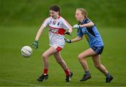 22 April 2023; Action between Ranelagh Gaels, Dublin, and Whitehall Colmchille, Dublin, during the 2023 ZuCar Gaelic4Teens Festival Day at the GAA National Games Development Centre in Abbotstown, Dublin. Photo by Ben McShane/Sportsfile