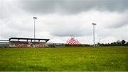 22 April 2023; A general view of Coralstown Kinnegad GAA stadium before the Electric Ireland Camogie Minor A Shield Semi-Final match between Antrim and Wexford at Coralstown Kinnegad GAA in Westmeath. Photo by Stephen Marken/Sportsfile