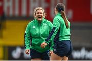 22 April 2023; Kathryn Buggy of Ireland before the TikTok Women's Six Nations Rugby Championship match between Ireland and England at Musgrave Park in Cork. Photo by Eóin Noonan/Sportsfile