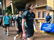 22 April 2023; Alex Soroka of Leinster arrives before the United Rugby Championship match between Vodacom Bulls and Leinster at Loftus Versfeld Stadium in Pretoria, South Africa. Photo by Harry Murphy/Sportsfile
