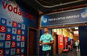 22 April 2023; Dave Kearney of Leinster arrives before the United Rugby Championship match between Vodacom Bulls and Leinster at Loftus Versfeld Stadium in Pretoria, South Africa. Photo by Harry Murphy/Sportsfile