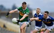 22 April 2023; Diarmuid O'Connor of Kerry in action against Mark Russell of Tipperary during the Munster GAA Football Senior Championship Semi-Final match between Kerry and Tipperary at Fitzgerald Stadium in Killarney, Kerry. Photo by Brendan Moran/Sportsfile