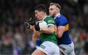 22 April 2023; Tony Brosnan of Kerry in action against Kevin Fahey of Tipperary during the Munster GAA Football Senior Championship Semi-Final match between Kerry and Tipperary at Fitzgerald Stadium in Killarney, Kerry. Photo by Brendan Moran/Sportsfile