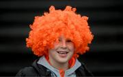 22 April 2023; Armagh supporter Cadan Rofferty before the Ulster GAA Football Senior Championship quarter-final match between Cavan and Armagh at Kingspan Breffni in Cavan. Photo by Stephen McCarthy/Sportsfile