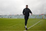 22 April 2023; Stephen Ryan of Clare inspects the pitch prior to the Munster GAA Football Senior Championship Semi-Final match between Limerick and Clare at TUS Gaelic Grounds in Limerick. Photo by Tom Beary/Sportsfile