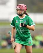 22 April 2023; Ellen Meehan of Limerick during the Electric Ireland Camogie Minor A Shield Semi-Final match between Clare and Limerick at St Marys Hurling & Camogie Club in Clonmel, Tipperary. Photo by Michael P Ryan/Sportsfile