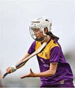 22 April 2023; Caroline McGarry of Wexford before the Electric Ireland Camogie Minor A Shield Semi-Final match between Antrim and Wexford at Coralstown Kinnegad GAA in Westmeath. Photo by Stephen Marken/Sportsfile