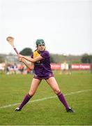 22 April 2023; Sophie O'Leary of Wexford during the Electric Ireland Camogie Minor A Shield Semi-Final match between Antrim and Wexford at Coralstown Kinnegad GAA in Westmeath. Photo by Stephen Marken/Sportsfile