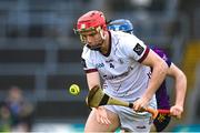 22 April 2023; TJ Brennan of Galway during the Leinster GAA Hurling Senior Championship Round 1 match between Galway and Wexford at Pearse Stadium in Galway. Photo by Seb Daly/Sportsfile