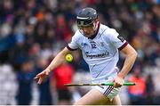 22 April 2023; Kevin Cooney of Galway during the Leinster GAA Hurling Senior Championship Round 1 match between Galway and Wexford at Pearse Stadium in Galway. Photo by Seb Daly/Sportsfile