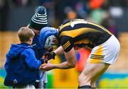 22 April 2023; TJ Reid of Kilkenny signs a young supporters jersey after the Leinster GAA Hurling Senior Championship Round 1 match between Kilkenny and Westmeath at UPMC Nowlan Park in Kilkenny. Photo by Tyler Miller/Sportsfile