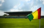 23 April 2023; A general view of a corner flag before the Leinster GAA Football Senior Championship Quarter-Final match between Kildare and Wicklow at Netwatch Cullen Park in Carlow. Photo by Tyler Miller/Sportsfile