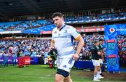 22 April 2023; James Culhane of Leinster runs out before the United Rugby Championship match between Vodacom Bulls and Leinster at Loftus Versfeld Stadium in Pretoria, South Africa. Photo by Harry Murphy/Sportsfile