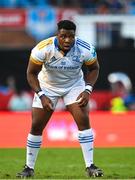22 April 2023; Temi Lasisi of Leinster during the United Rugby Championship match between Vodacom Bulls and Leinster at Loftus Versfeld Stadium in Pretoria, South Africa. Photo by Harry Murphy/Sportsfile