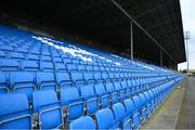 23 April 2023; Empty seats in the stand before the Leinster GAA Football Senior Championship Quarter-Final match between Laois and Dublin at Laois Hire O'Moore Park in Portlaoise, Laois. Photo by Brendan Moran/Sportsfile