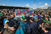 23 April 2023; Peter Casey of Limerick is presented with the man of the match award after the Munster GAA Hurling Senior Championship Round 1 match between Waterford and Limerick at FBD Semple Stadium in Thurles, Tipperary. Photo by Stephen McCarthy/Sportsfile