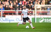 21 April 2023; Robbie Benson of Dundalk during the SSE Airtricity Men's Premier Division match between Shelbourne and Dundalk at Tolka Park in Dublin. Photo by David Fitzgerald/Sportsfile