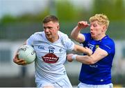 23 April 2023; Paddy Woodgate of Kildare in action against Mark Kenny of Wicklow during the Leinster GAA Football Senior Championship Quarter-Final match between Kildare and Wicklow at Netwatch Cullen Park in Carlow. Photo by Tyler Miller/Sportsfile