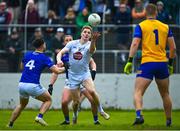 23 April 2023; Daniel Flynn of Kildare in action against Malachy Stone of Wicklow during the Leinster GAA Football Senior Championship Quarter-Final match between Kildare and Wicklow at Netwatch Cullen Park in Carlow. Photo by Tyler Miller/Sportsfile
