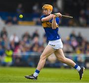 23 April 2023; Jake Morris of Tipperary scores his side's third goal during the Munster GAA Hurling Senior Championship Round 1 match between Clare and Tipperary at Cusack Park in Ennis, Clare. Photo by John Sheridan/Sportsfile.