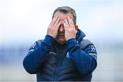23 April 2023; Waterford manager Davy Fitzgerald reacts to a missed opportunity for his side during the Munster GAA Hurling Senior Championship Round 1 match between Waterford and Limerick at FBD Semple Stadium in Thurles, Tipperary. Photo by Stephen McCarthy/Sportsfile
