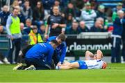 23 April 2023; Tadhg de Burca of Waterford receives medical attention during the Munster GAA Hurling Senior Championship Round 1 match between Waterford and Limerick at FBD Semple Stadium in Thurles, Tipperary. Photo by Stephen McCarthy/Sportsfile
