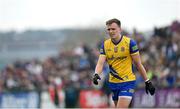 23 April 2023; Enda Smith of Roscommon leaves the pitch at half-time of the Connacht GAA Football Senior Championship Semi-Final match between Roscommon and Galway at Dr Hyde Park in Roscommon. Photo by Seb Daly/Sportsfile