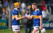 23 April 2023; Tipperary players, Mark Kehoe, left, and Michael Breen, after the Munster GAA Hurling Senior Championship Round 1 match between Clare and Tipperary at Cusack Park in Ennis, Clare. Photo by Ray McManus/Sportsfile